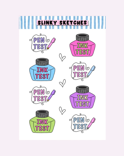 Pen Test Sticker Sheet
