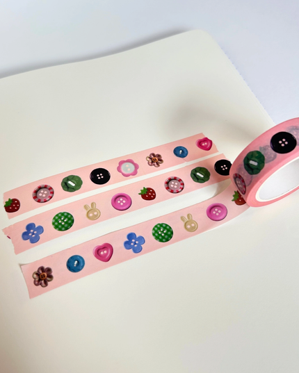Buttons Washi Tape