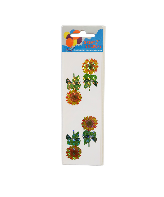 Prismatic Sunflower Stickers