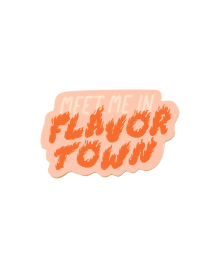 Flavor Town Sticker