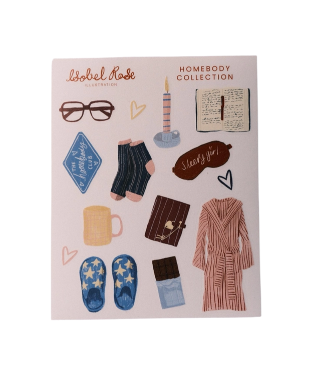 Homebody Sticker Sheet