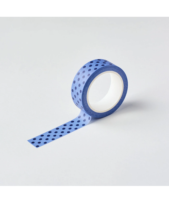 Blue Polka Dot Washi Tape