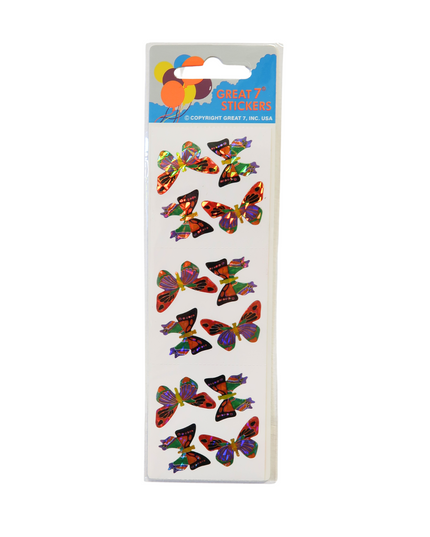 Prismatic Butterfly Stickers
