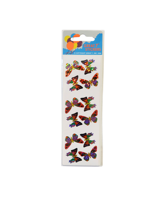 Prismatic Butterfly Stickers
