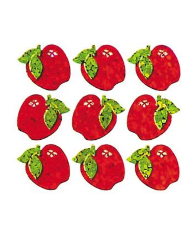 Sparkle Apple Stickers
