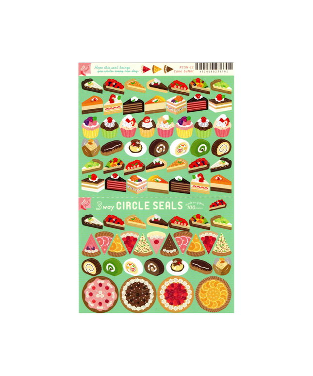Sweet Desserts Sticker Sheet