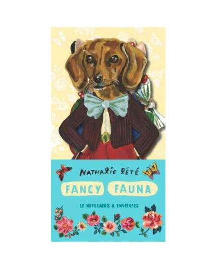 Fancy Fauna: 12 Notecards & Envelopes
