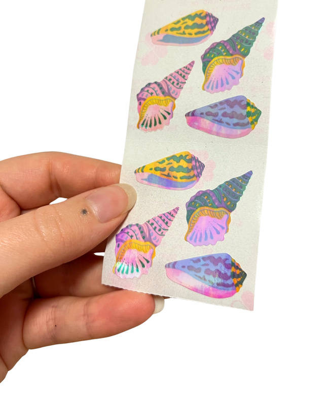 Pearlie Shell Stickers