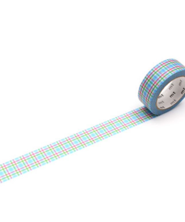 Multi Coloured Check MT Washi Tape