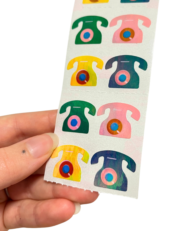 Pearlie Telephone Stickers