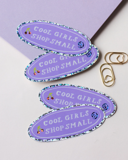 Cool Girls Shop Small Sticker