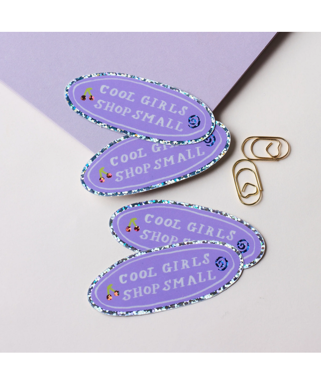 Cool Girls Shop Small Sticker
