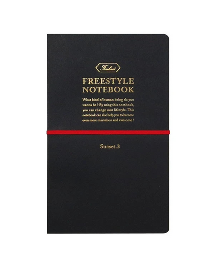 Black Grid Notebook