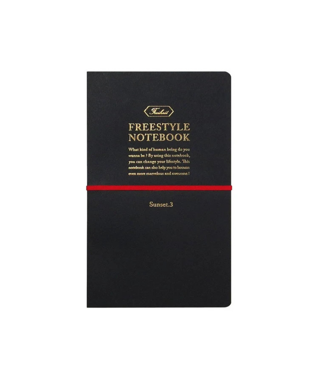 Black Grid Notebook