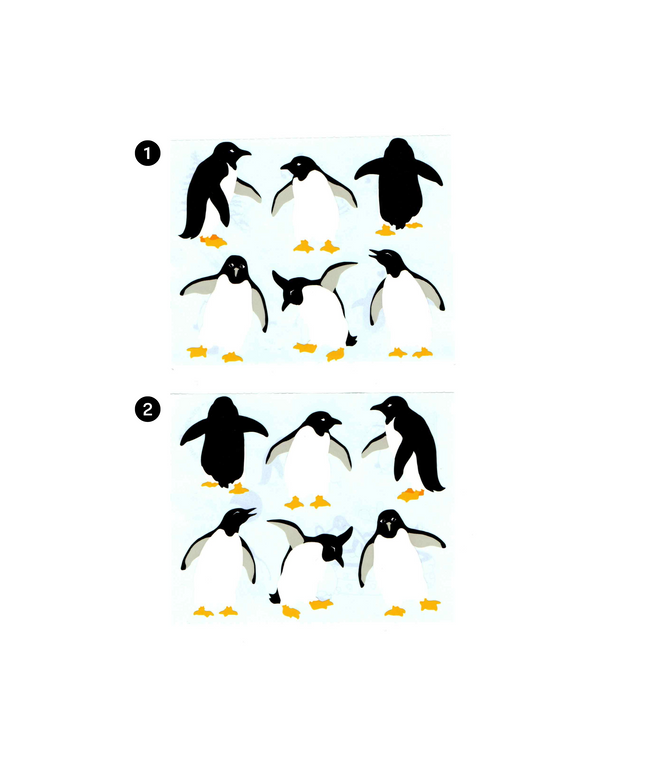 Cute Penguin Stickers (2 designs)