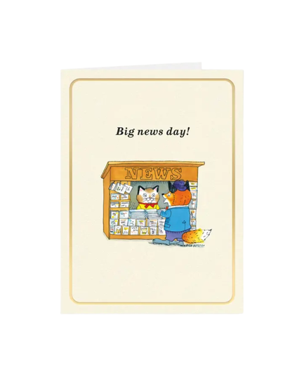Big News Day Mini Card