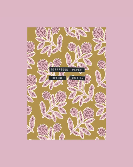 Scrapbooking Paper Book - Spring Edition