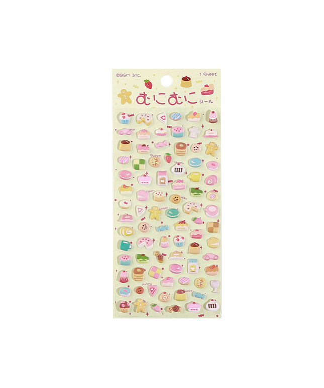 Sweet Treats 3D puffy Stickers