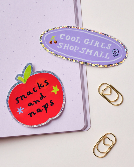 Snacks & Naps Sticker