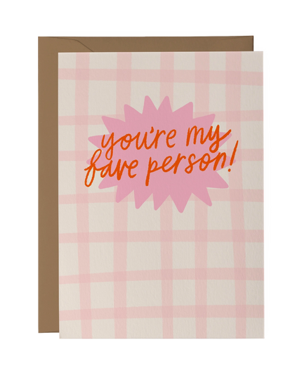 You're My Fave Card
