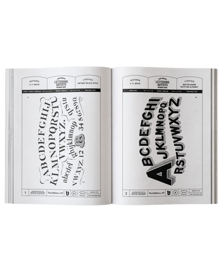 Sign Painter & Lettering Reference Book