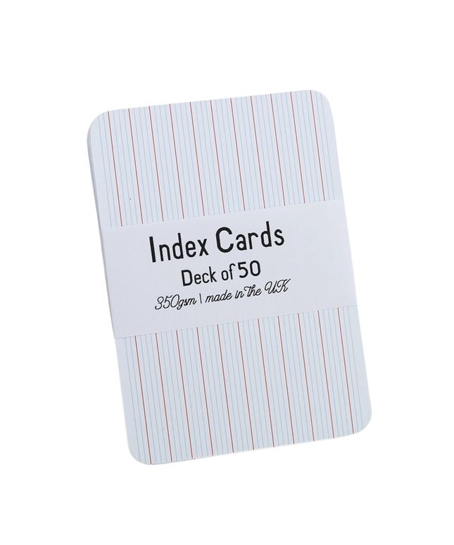 Index Cards A7 - Lines
