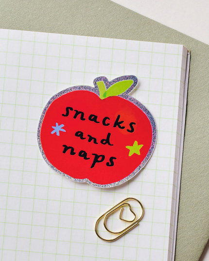 Snacks & Naps Sticker