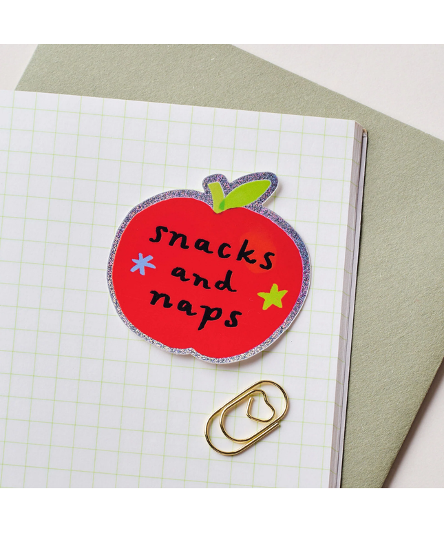 Snacks & Naps Sticker