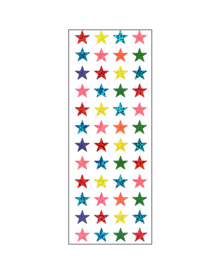 Prismatic Star Sticker Sheet