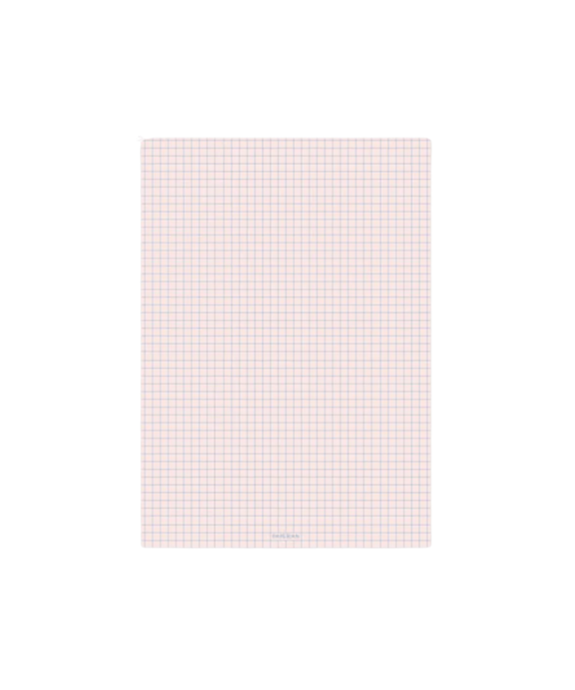 Lifepad A5 Notepad - Pink Grid