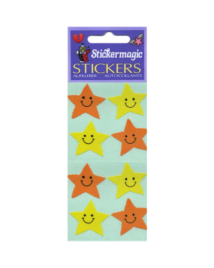 Colourful Star Stickers