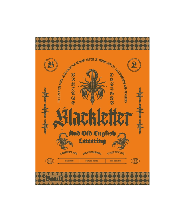Black Letter & Old English Lettering Reference Book