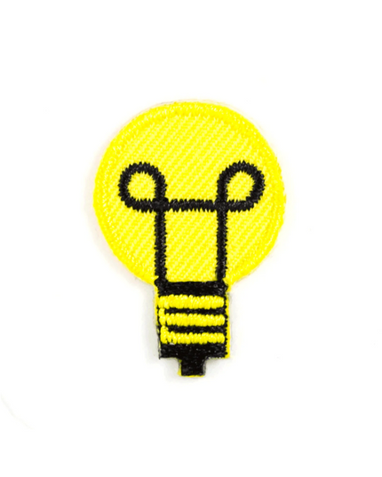 Light Bulb Sticker Patch