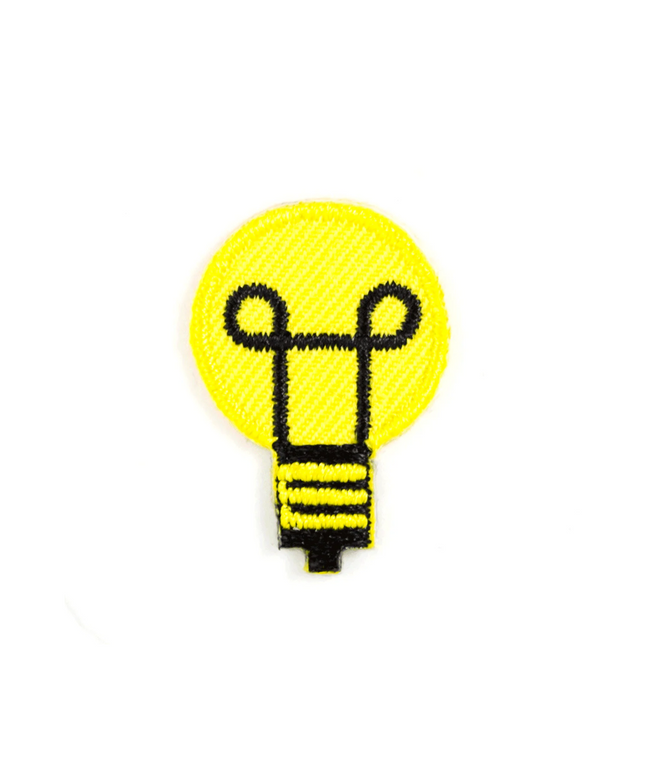 Light Bulb Sticker Patch