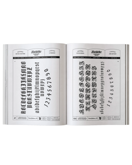 Black Letter & Old English Lettering Reference Book