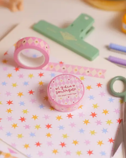 Blush Harlequin Washi Tape