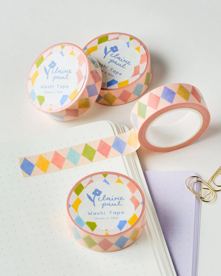 Harlequin Diamond Washi Tape