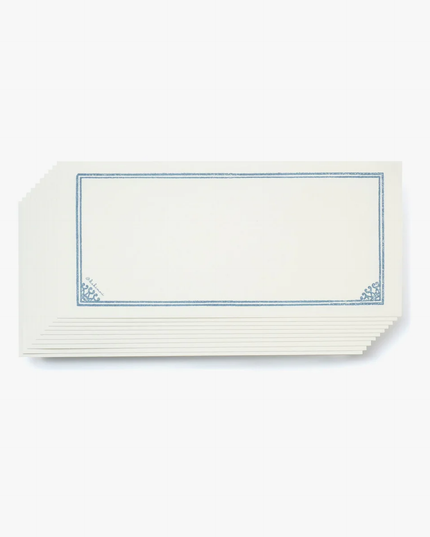 Notecards Blue (10 pack)