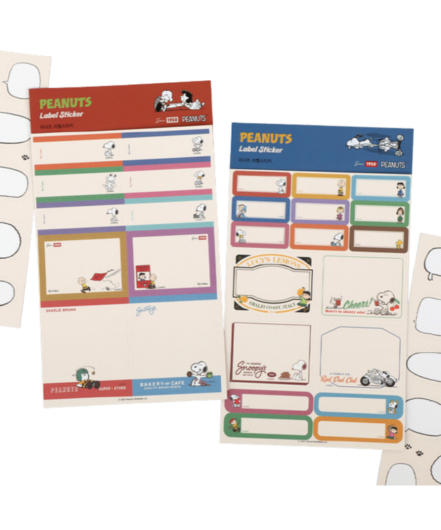 Peanuts Sticker Labels
