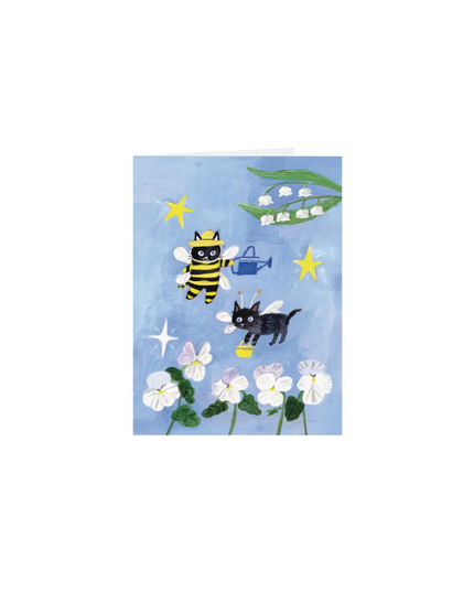 Gardening Bee Mini Card