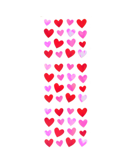Cute Pearlie Hearts Sticker Sheet