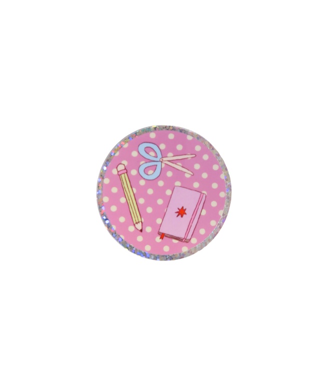 Cute Journal Supplies Sticker