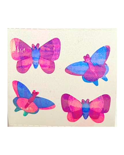 Pearlie Butterfly Stickers (off the roll)