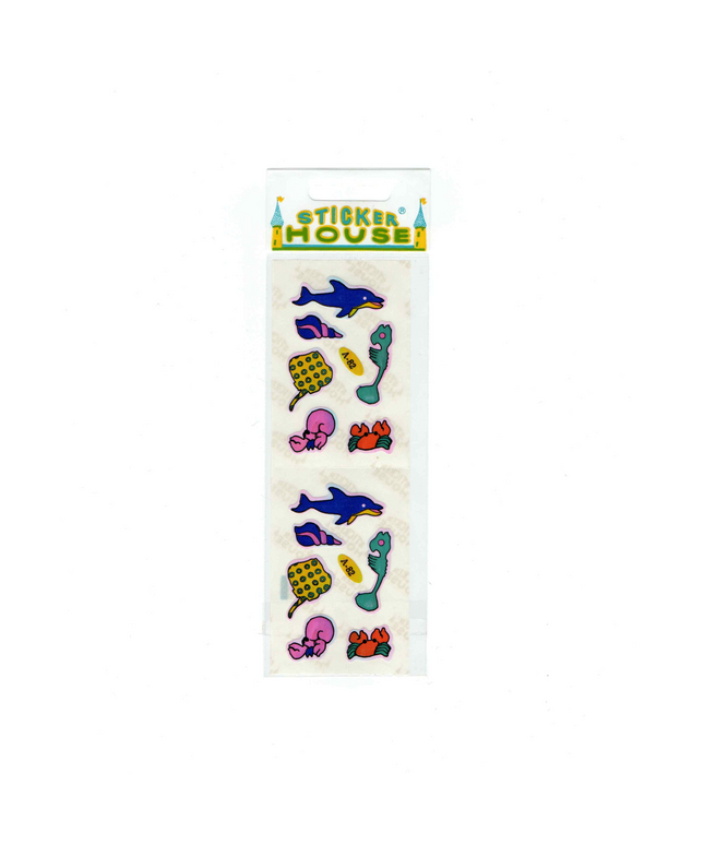 Neon Pearlie Sealife Stickers