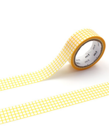 Yellow Grid MT Washi Tape