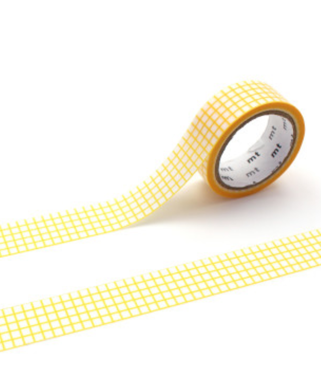 Yellow Grid MT Washi Tape