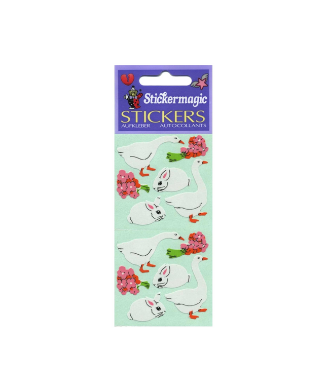 Geese & Bunny Stickers