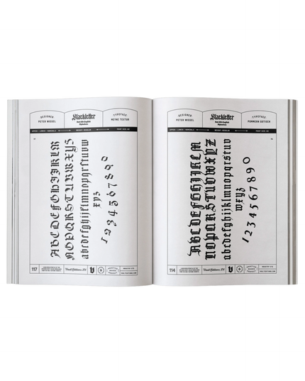 Black Letter & Old English Lettering Reference Book