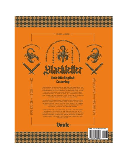 Black Letter & Old English Lettering Reference Book