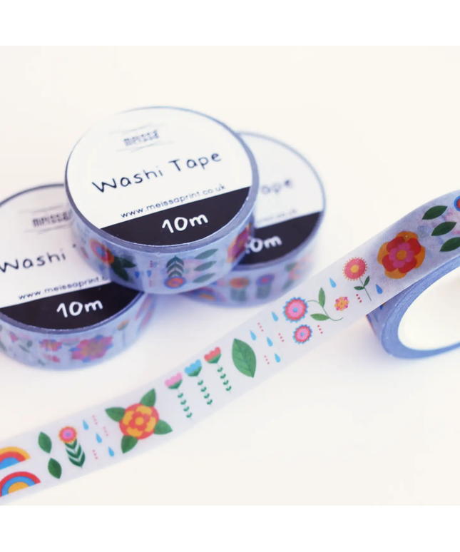 Floral Rain Washi Tape